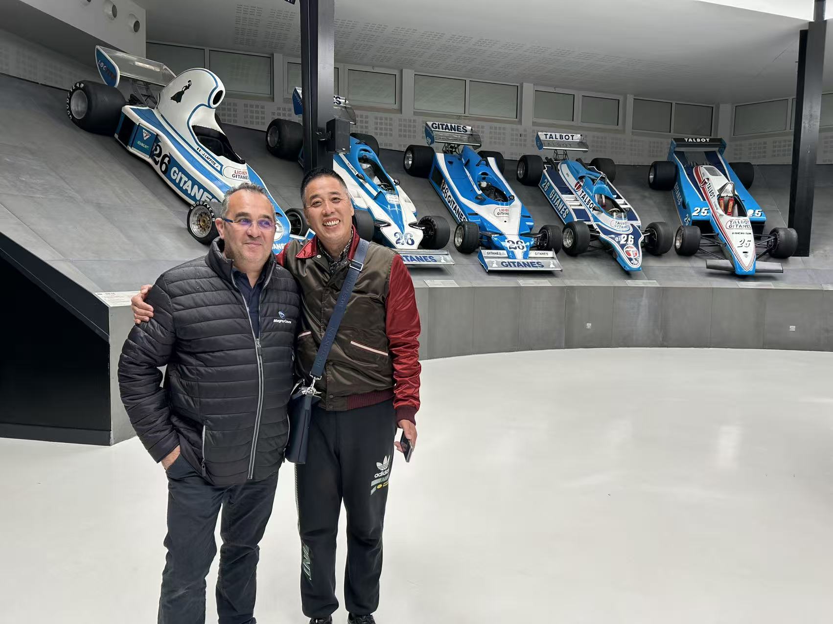 Partner visit at motorsport museum